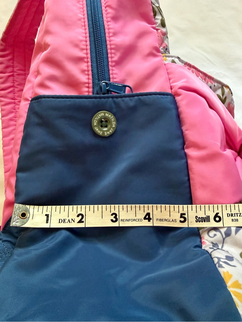 Matilda Jane Pink Floral Bow Kids Backpack - Picture 4 of 5